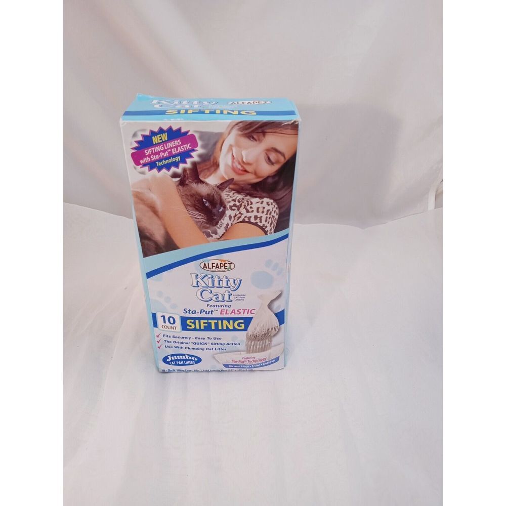 Alphapet Kitty Cat Sta Put Elastic Sifting Bags 10 Ct